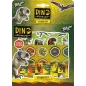 Zestaw Naklejek Z Dinozaurami Totum 3+