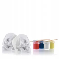 Kolorowanka 3D Czaszka Figurka Gipsowa 3+
