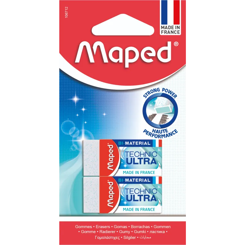 GUMKA DO WYMAZYWANIA MINI TECHNIC 2 SZT. MAPED