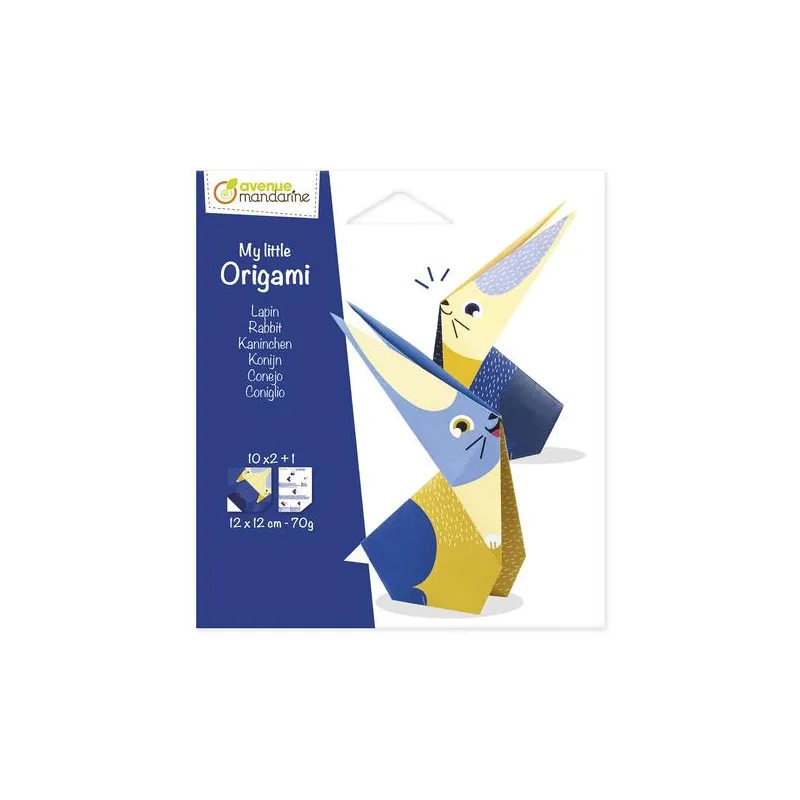 PAPIER ORIGAMI KRÓLIK 20 ARKUSZY 5+