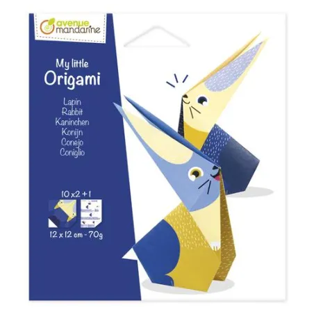 PAPIER ORIGAMI KRÓLIK 20 ARKUSZY 5+