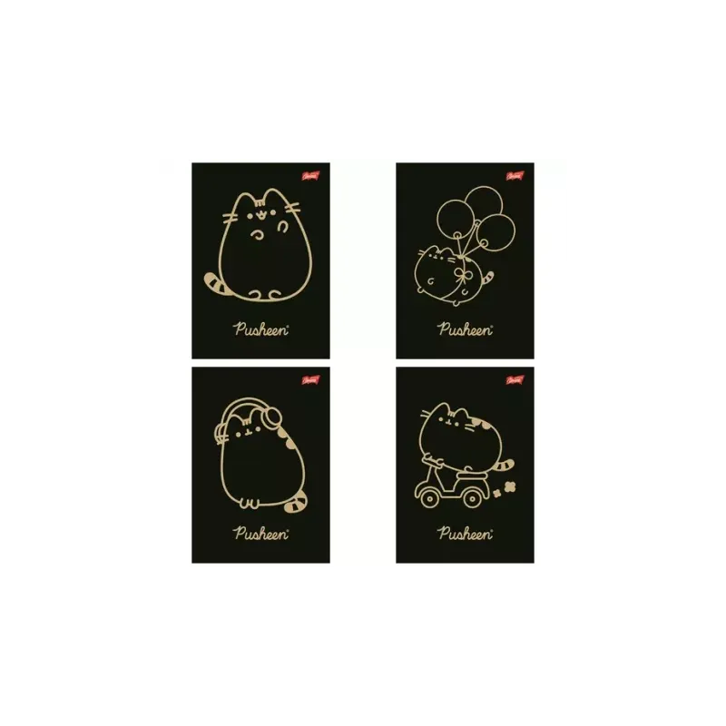 ZESZYT W KRATKĘ Z MARGINESEM 60 KARTEK PUSHEEN A5 ZESZYT W KRATKĘ Z MARGINESEM 60 KARTEK PUSHEEN A5