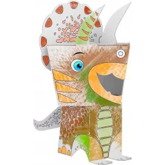 Kolorowanka Przestrzenna Dinozaur Monumi 3+