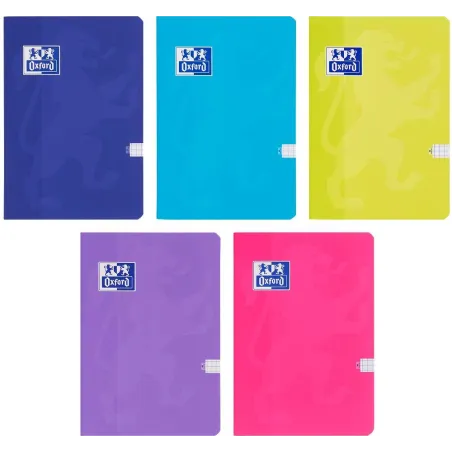 Zeszyt Oxford Touch A5, 60 Kartek W Kratkę Z Marginesem, Mix Okładek Zeszyt Oxford Touch A5, 60 Kartek W Kratkę Z Marginesem, Mix Okładek