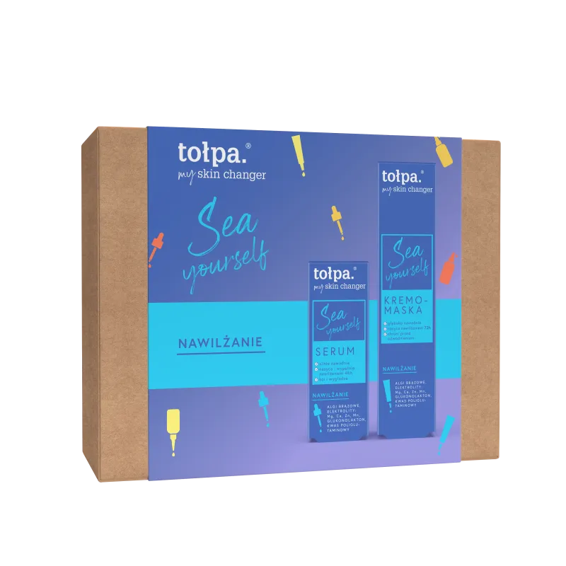 TOŁPA MY SKIN CHANGER SEA YOURSELF SERUM 30 ML + KREMO-MASKA 40 ML