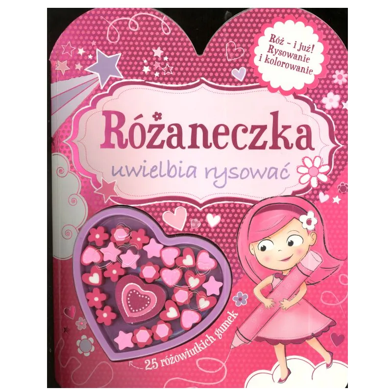 RÓŻANECZKA UWIELBIA RYSOWAĆ 