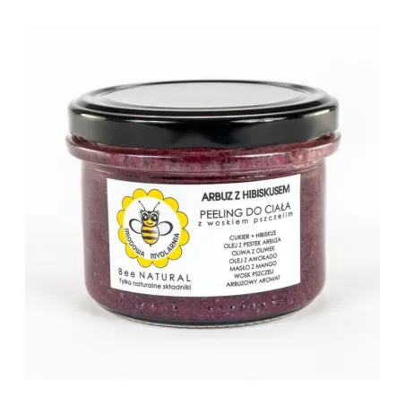 Miodowa Mydlarnia Antycellulitowy Peeling Do Ciała Arbuz z Hibiskusem 200 g