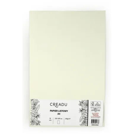 PAPIER LISTOWY 10 SZTUK A4 CREADU
