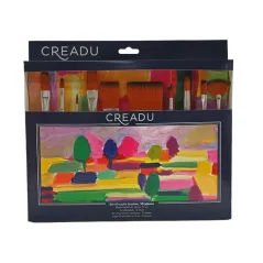 ZESTAW PĘDZLI DO AKRYLU 10SZT. CREADU