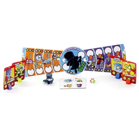 Super Zings Gra Planszowa Bitewna + Unikalna Figurka 4+