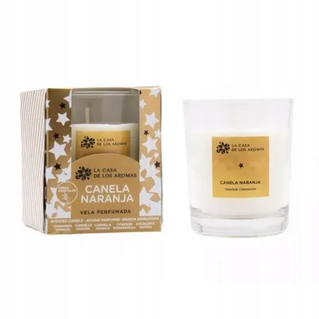 ŚWIECA ZAPACHOWA CYNAMON-POMARAŃCZA 120 G