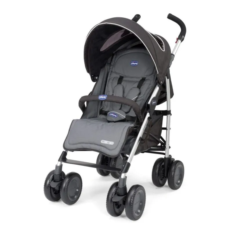WÓZEK SPACEROWY SPACERÓWKA – AMORTYZOWANY Z AKCESORIAMI CHICCO MULTIWAY EVO BLACK
