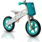 Rowerek Biegowy Drewniany Kinderkraft Runner Stars Od 3 Lat Turkusowy 12"