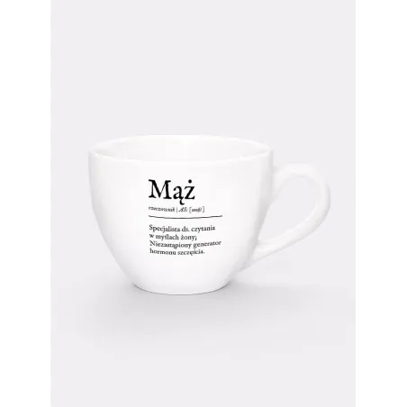 Kubek Porcelanowy Mąż 500Ml Kubek Porcelanowy Mąż 500Ml
