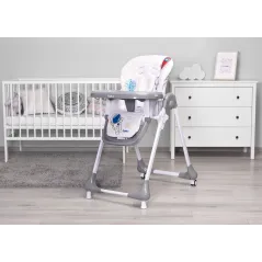 KRZESEŁKO DO KARMIENIA CARETERO LUNA GRAY - Caretero