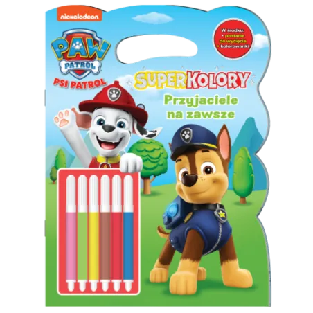 PSI PATROL. PRZYJACIELE NA ZAWSZE. SUPERKOLORY