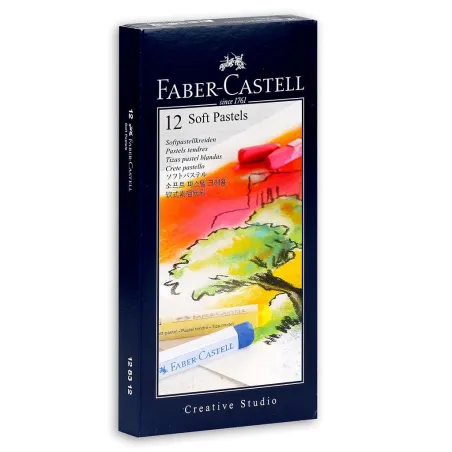 PASTELE SUCHE 12 KOLORÓW FABER CASTELL