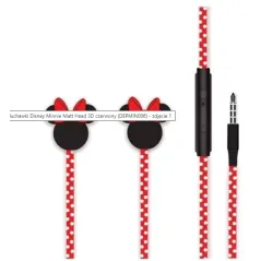 SŁUCHAWKI DISNEY MINNIE 3D JACK 3,5 MM – DOUSZNE STEREO Z PILOTEM