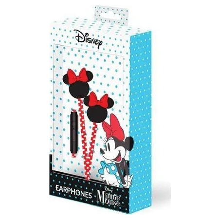 Słuchawki Disney Minnie 3D Jack 3,5 Mm – Douszne Stereo Z Pilotem