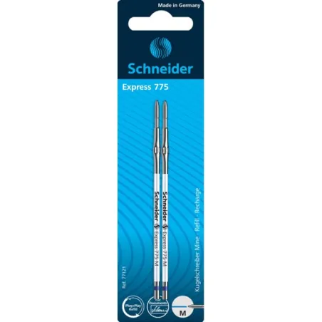WKŁAD DO DŁUGOPISU SCHNEIDER 775 M 2SZT. NIEBIESKI