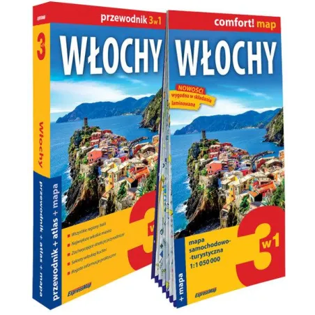 WŁOCHY PRZEWODNIK 3W1 PRZEWODNIK + ATLAS  II GATUNEK