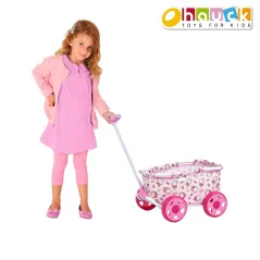 PRZYCZEPKA WÓZEK DLA LALEK I MASKOTEK HAUCK CADDY BALLERINA HELLO KITTY – 3+
