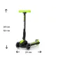 Hulajnoga Trójkołowa Led Dla Dzieci Milly Mally Scooter Magic Green 3+