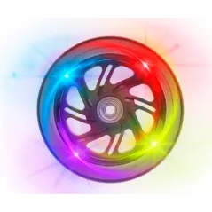 HULAJNOGA TRÓJKOŁOWA LED DLA DZIECI MILLY MALLY SCOOTER MAGIC GREEN 3+