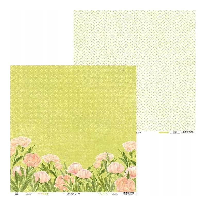 PAPIER DO SCRAPBOOKINGU HELLO SPRING 30X30CM