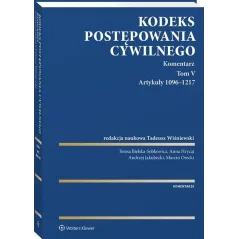 KODEKS POSTĘPOWANIA CYWILNEGO. KOMENTARZ 5