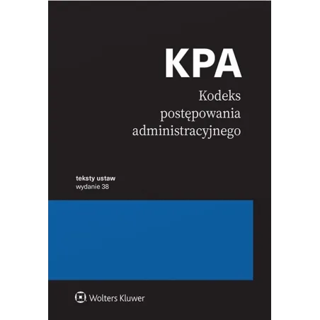 KODEKS POSTĘPOWANIA ADMINISTRACYJNEGO