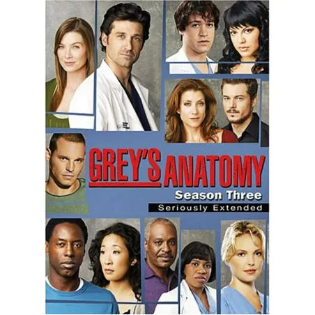 GREY'S ANATOMY SEZON 3 7XDVD
