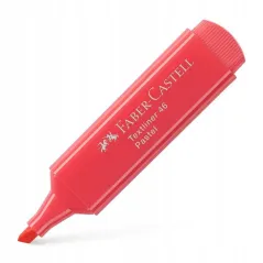 ZAKREŚLACZ PASTELOWY CZERWONY FABER CASTELL