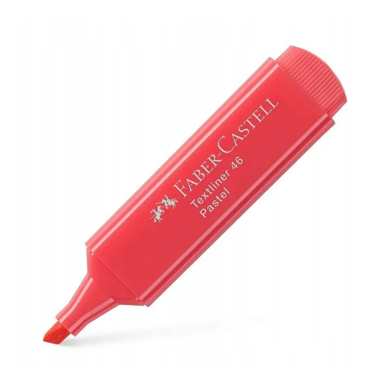 ZAKREŚLACZ PASTELOWY CZERWONY FABER CASTELL