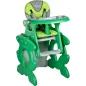 Krzesełko Do Karmienia + Stoliczek 2W1 Zielone Caretero Primus 6M+
