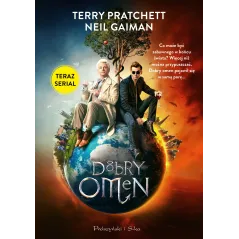Dobry omen okładka filmowa Terry Pratchett,Neil Gaiman