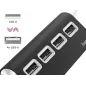Hub Usb 4 Gniazda Hama – Rozdzielacz Usb 2.0 Do 480 Mb/S Hub Usb 4 Gniazda Hama – Rozdzielacz Usb 2.0 Do 480 Mb/S