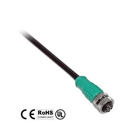 KABEL M12 8-PIN ŻEŃSKI PUR 2M PIAB 0110238