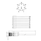 Kabel M12 8-Pin Żeński Pur 2M Piab 0110238