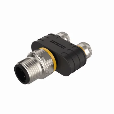 TRÓJNIK SYGNAŁOWY 2-DROGOWY TYP Y KONCENTRATOR TURCK YB2-FSM4.4-2PKG3M