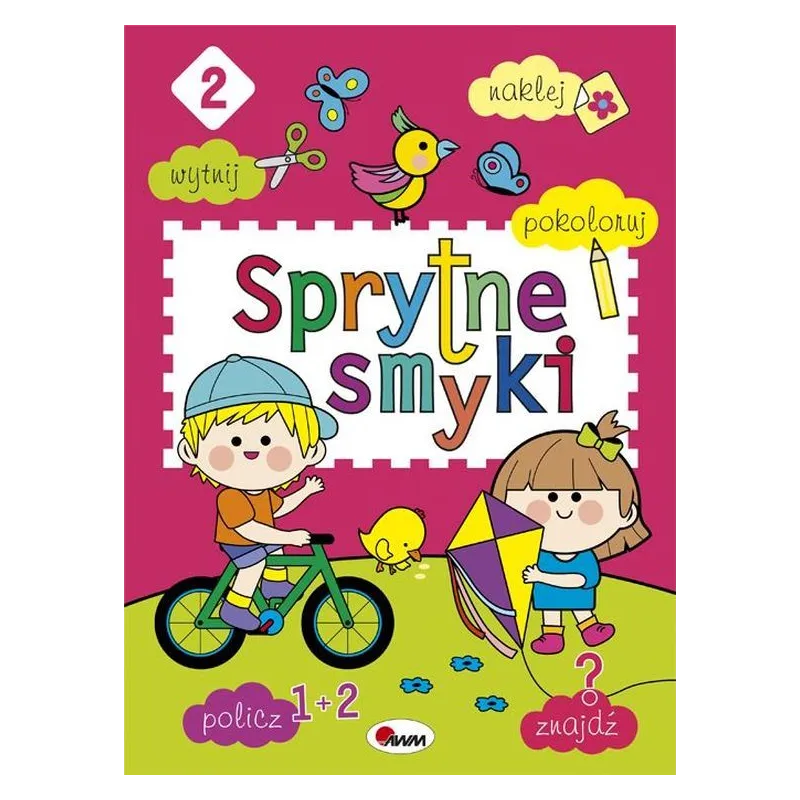 SPRYTNE SMYKI 2 KSIĄZKA EDUKACYJNA DLA PRZEDSZKOLAKÓW Jolanta Czarnecka - AWM