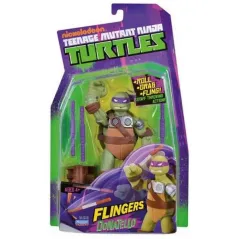 WOJOWNICZE ŻÓŁWIE NINJA DONATELLO FLINGERS STRZELAJĄCY FIGURKA 4+