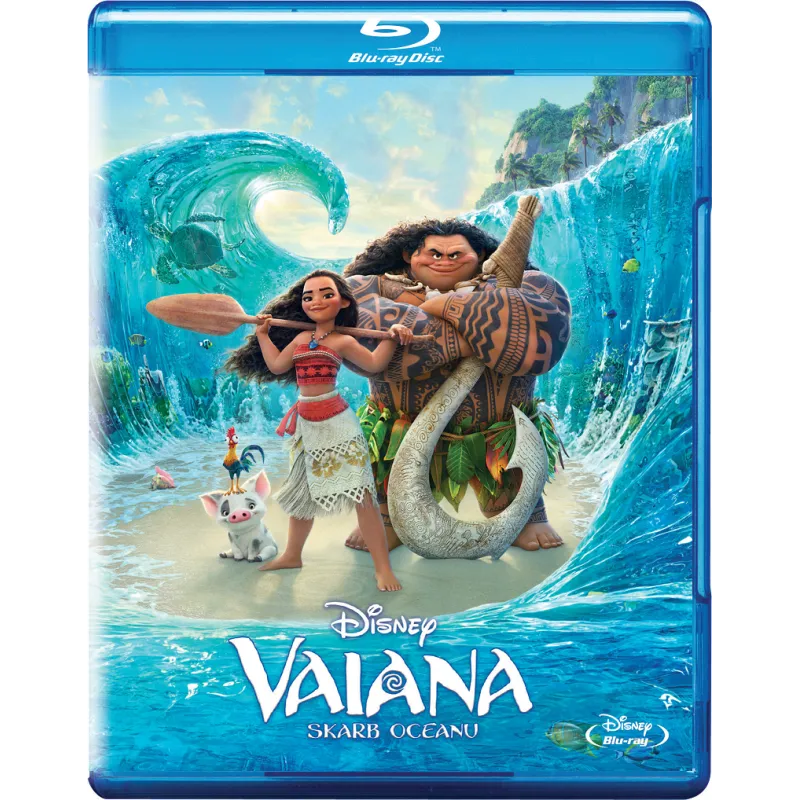 VAIANA SKARB OCEANU BLU-RAY