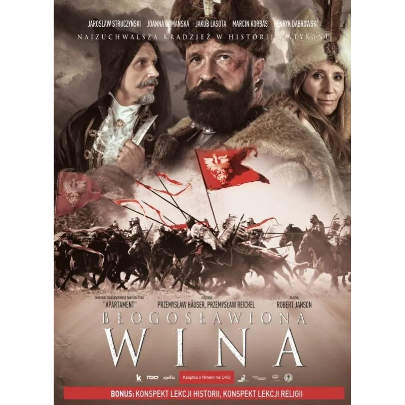 BŁOGOSŁAWIONA WINA KSIĄŻKA + DVD