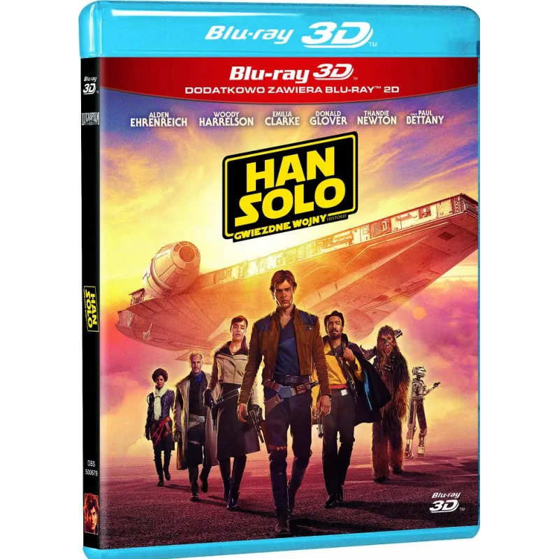 HAN SOLO GWIEZDNE WOJNY BLU-RAY 3D