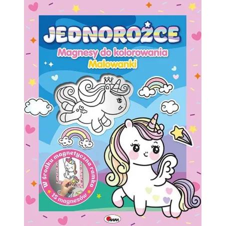 JEDNOROŻCE. MAGNESY DO KOLOROWANIA