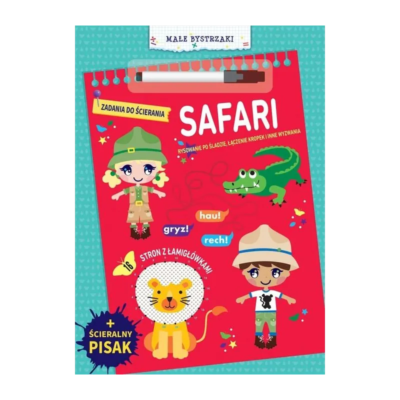 SAFARI. MAŁE BYSTRZAKI. ZADANIA DO ŚCIERANIA