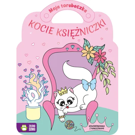 Kocie Księżniczki. Moja Torebeczka. Kolorowanka Z Naklejkami