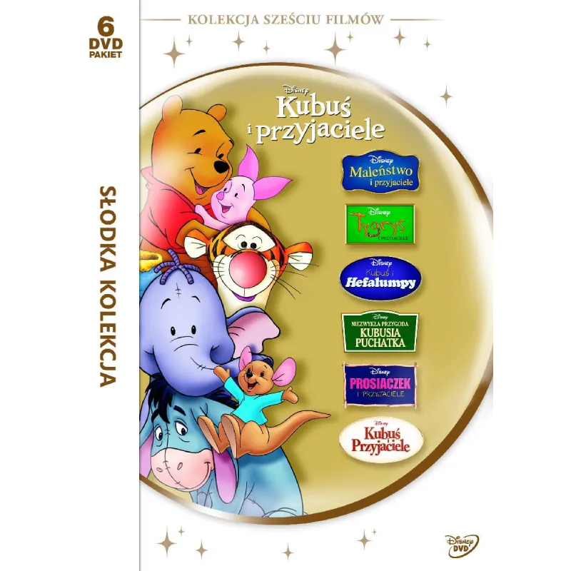 KUBUŚ I PRZYJACIELE SŁODKA KOLEKCJA 6XDVD PL