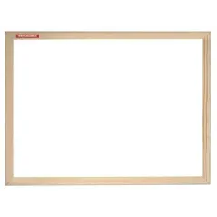 TABLICA MAGNETYCZNA SUCHOŚCIERALNA RAMA DREWNIANA 40 X 60 CM